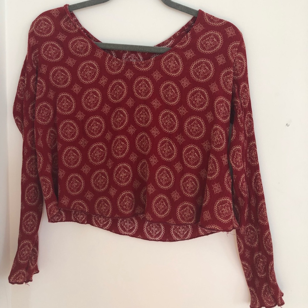 Brandy Melville Cropped Long sleeve